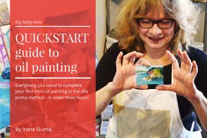 The Cover of Quickstart Guide to oil painting
