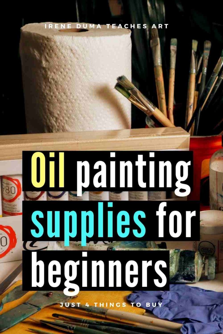 Oil painting supplies for beginners [artist recommended] - Irene Duma ...