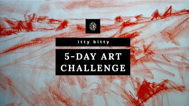 5 day art challenge logo