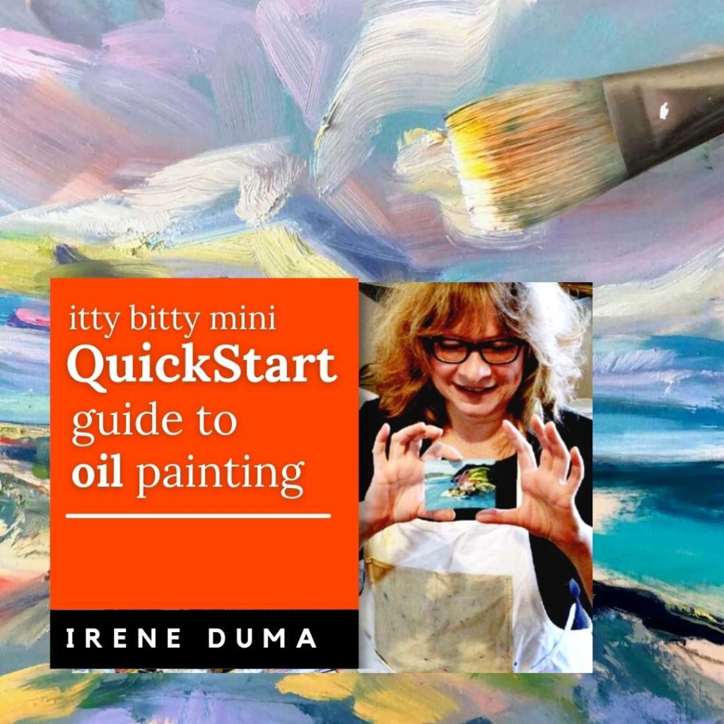 My Quickstart guide to oil painting shows you how to start oil painting fast.